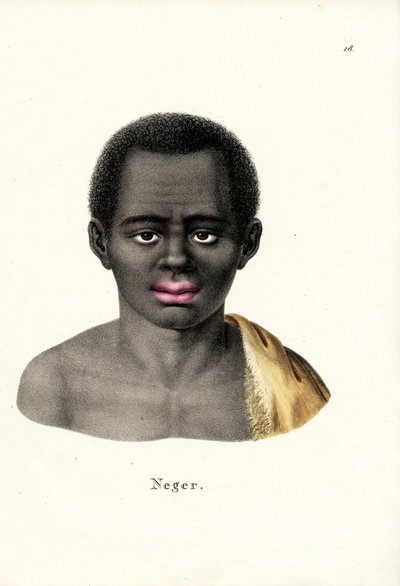 Black Man, 1824 by Karl Joseph Brodtmann